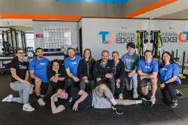 Tim DiFrancesco standing inside TD Athletes Edge training facility