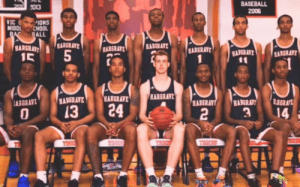 The 2024 Hargrave Military Academy post-grad basketball team poses for their official team photo, representing one of the nation’s top prep programs.